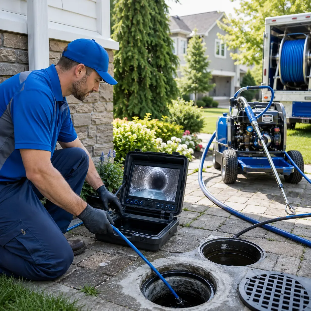 Outdoor drain cleaning professionals serving Mays Landing, NJ